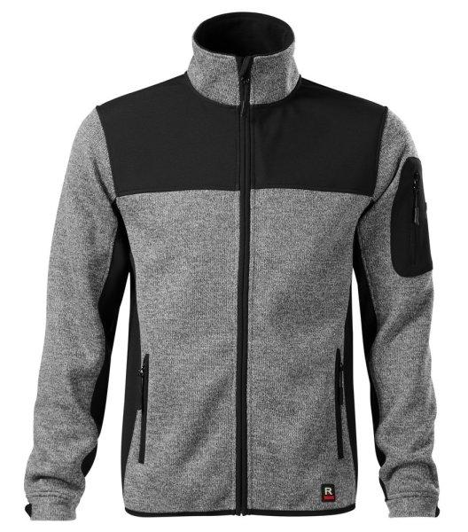 MALFINI Férfi softshell kabát Casual - Világos szürke | L