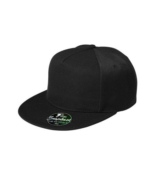 MALFINI Rap 5P siltes sapka - Fekete | unisex