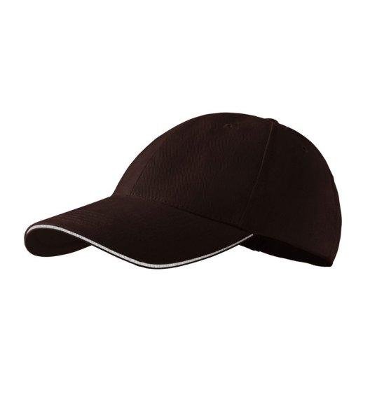 MALFINI 6P Sandwich siltes sapka - Kávébarna | unisex