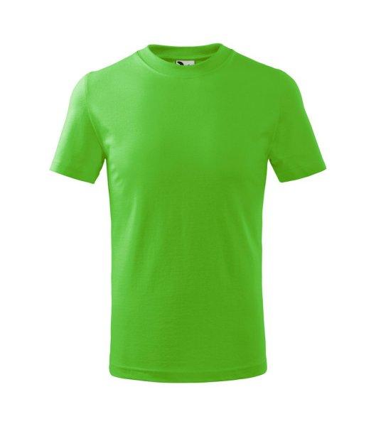 MALFINI Basic Gyermek póló - Apple green | 134 cm (8 éves)