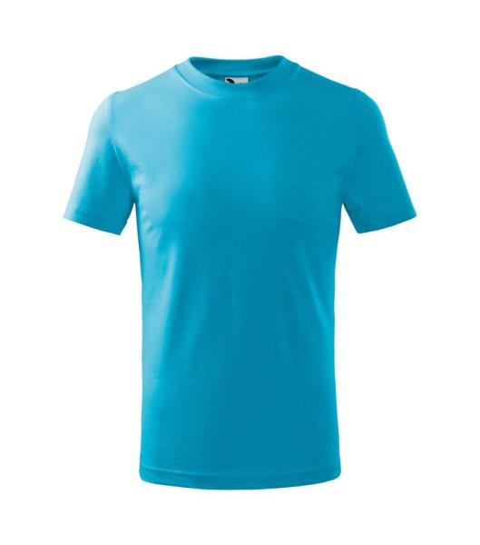 MALFINI Basic Gyermek póló - Türkiz | 110 cm (4 éves)