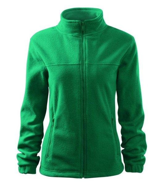 MALFINI Női fleece felső Jacket - Középzöld | XS