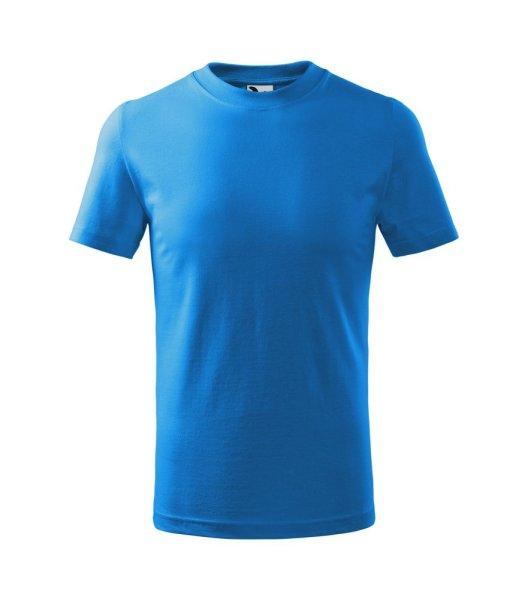 MALFINI Basic Gyermek póló - Élénk kék | 110 cm (4 éves)