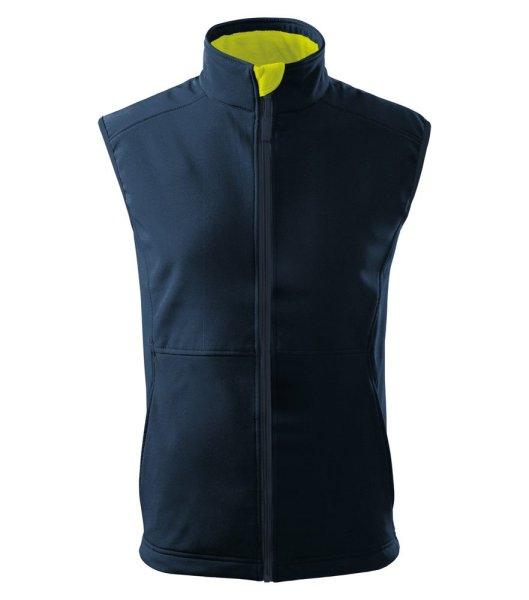 MALFINI Férfi softshell mellény Vision - Tengerészkék | 2XL