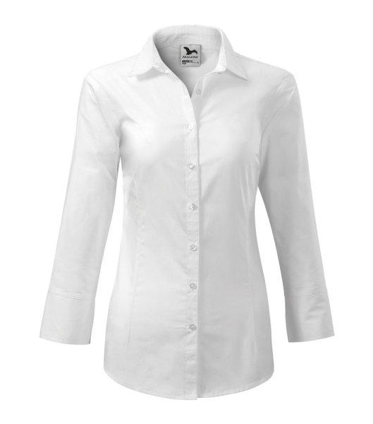 MALFINI Női háromnegyedes ujjú ing Style - Fehér | 2XL