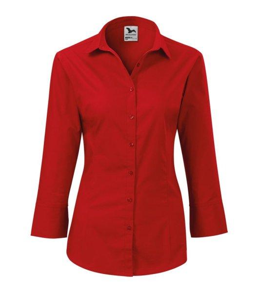 MALFINI Női háromnegyedes ujjú ing Style - Piros | 2XL