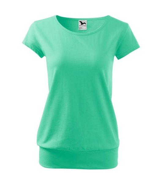MALFINI City Női póló - Menta | 2XL