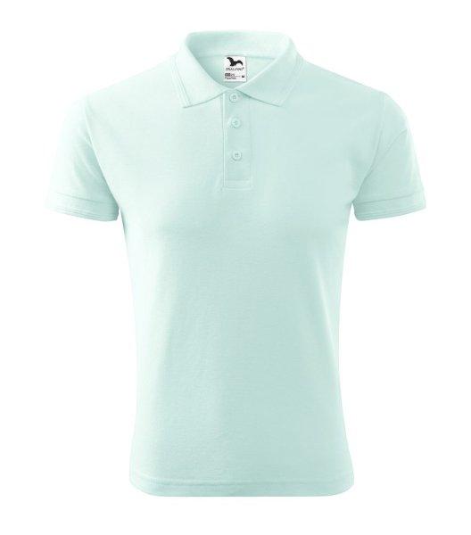 MALFINI Férfi galléros póló Pique Polo - Frost | 3XL