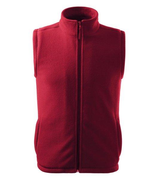 MALFINI Fleece mellény Next - Marlboro piros | 3XL