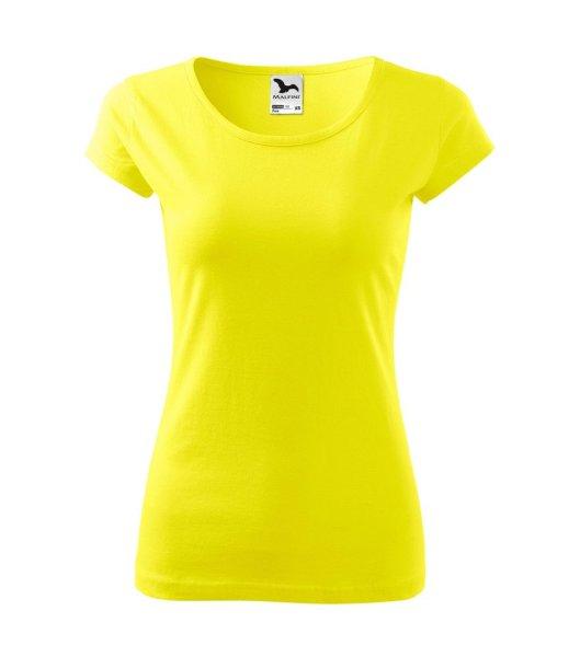 MALFINI Női póló Pure - Citromsárga | 2XL