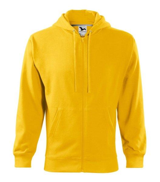 MALFINI Férfi felső Trendy Zipper - Sárga | 2XL