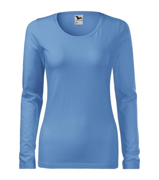 MALFINI Női hosszú újjő póló Slim - Égszínkék | 2XL
