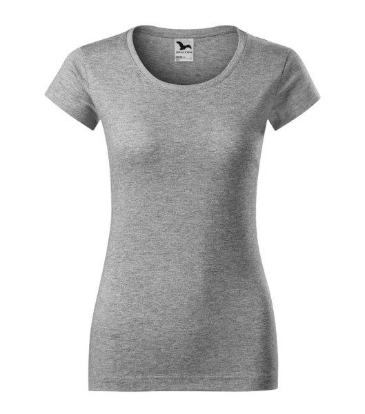 MALFINI Viper Női póló - Sötétszürke melírozott | 2XL