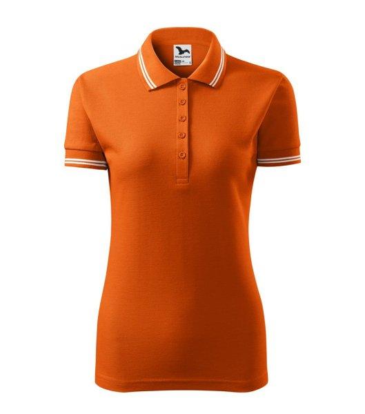 MALFINI Női galléros póló Urban - Narancssárga | 2XL