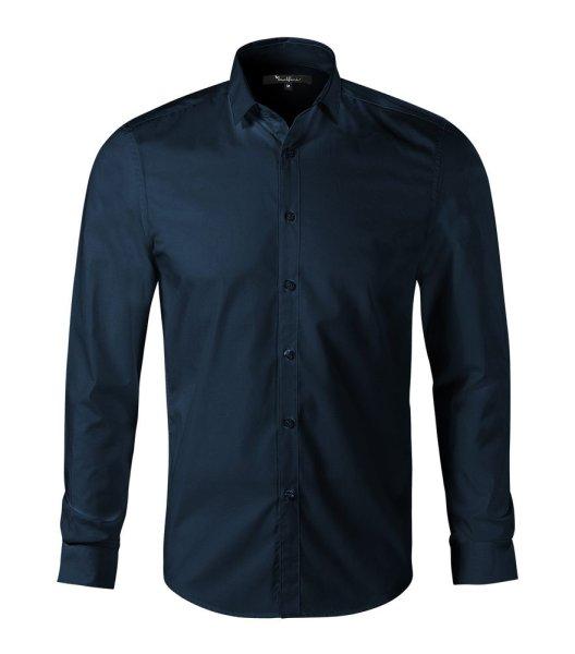 MALFINI Férfi hosszú ujjú ing Dynamic - Tengerészkék | 2XL