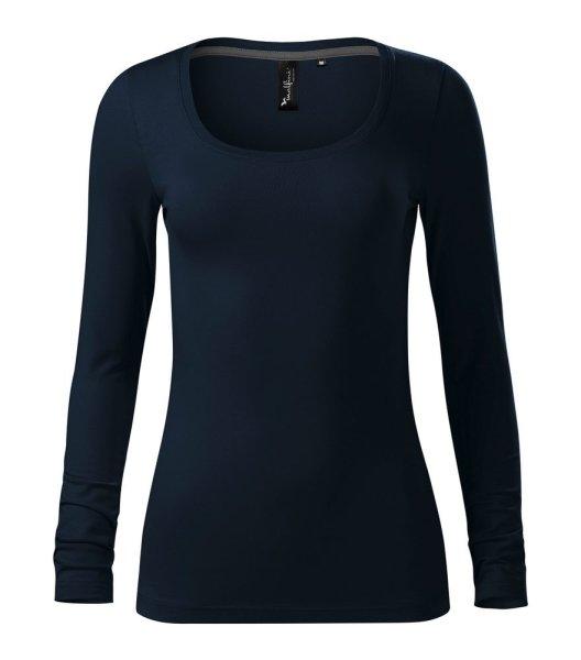 MALFINI Női hosszú ujjú póló Brave - Tengerészkék | 2XL