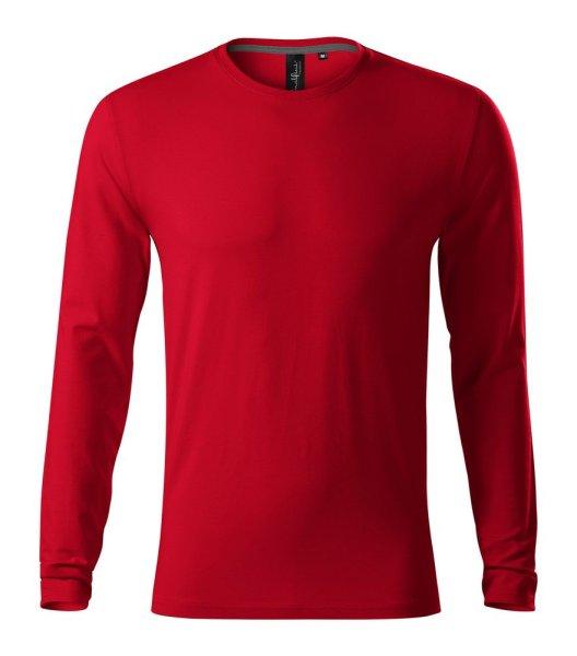 MALFINI Férfi hosszú ujjú póló Brave - Élénk piros | 3XL