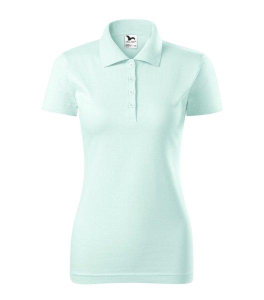 MALFINI Női puha galléros póló Single J. - Frost | 2XL