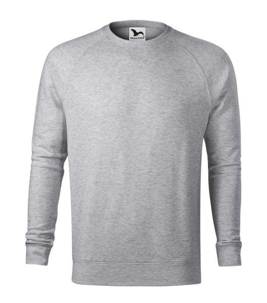 MALFINI Férfi pulóver Merger - Ezüst melírozott | 3XL