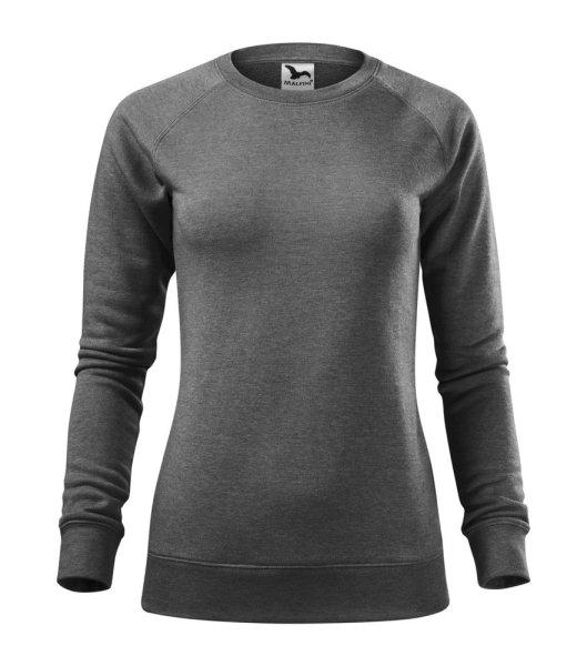 MALFINI Női pulóver Merger - Fekete melírozott | 2XL
