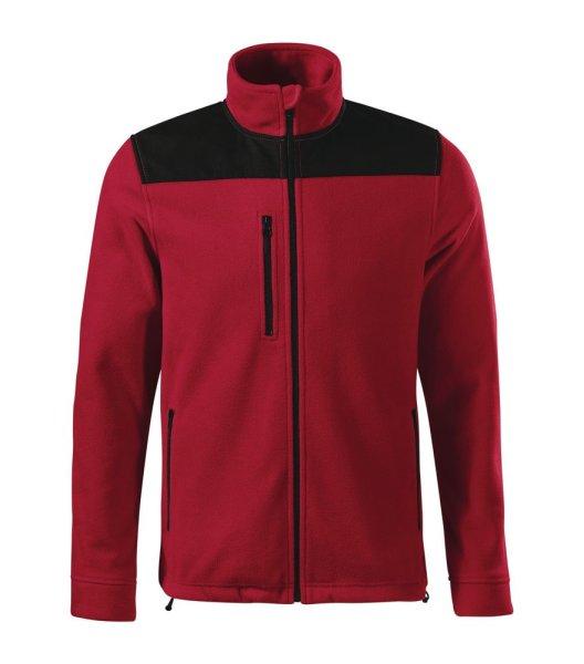 MALFINI Fleece pulóver Effect - Marlboro piros | 3XL