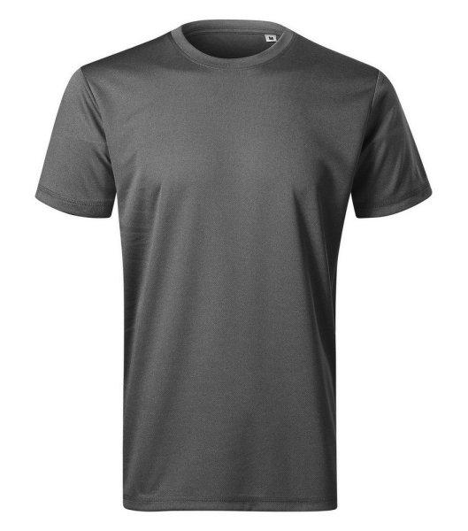 MALFINI Férfi póló Chance - Fekete melírozott | 2XL