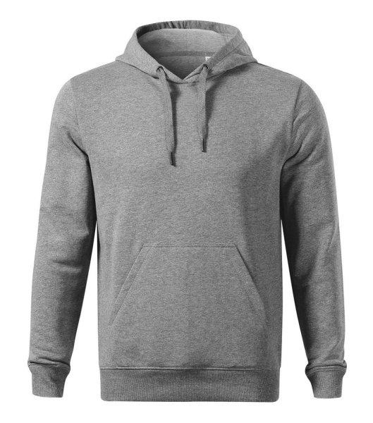 MALFINI Férfi pulóver Break - Sötétszürke melírozott | 3XL