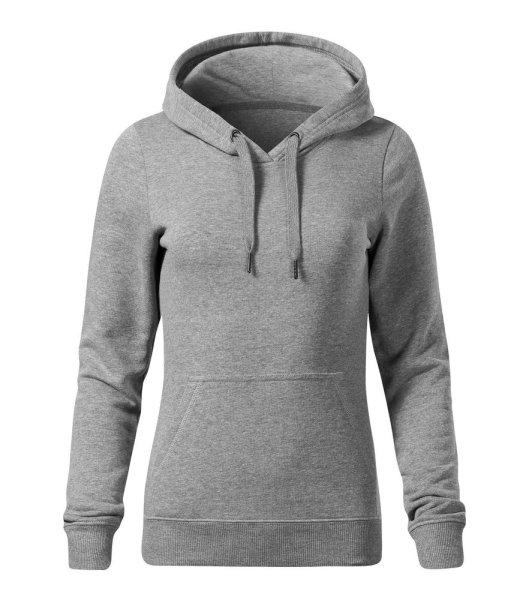 MALFINI Női pulóver Break - Sötétszürke melírozott | 2XL