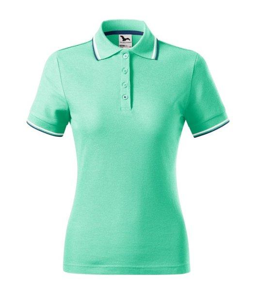 MALFINI Női galléros póló Focus - Menta | 2XL