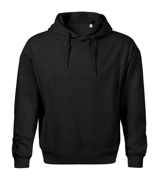 MALFINI Férfi kapucnis pulóver Moon - Fekete | 2XL