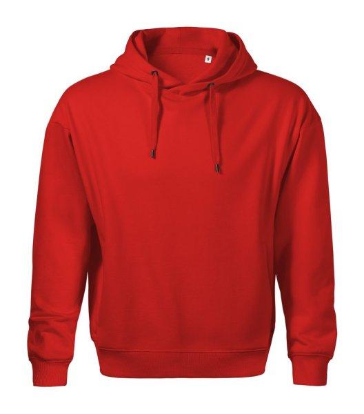 MALFINI Férfi kapucnis pulóver Moon - Piros | 3XL
