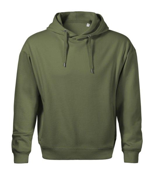 MALFINI Férfi kapucnis pulóver Moon - Khaki | 3XL