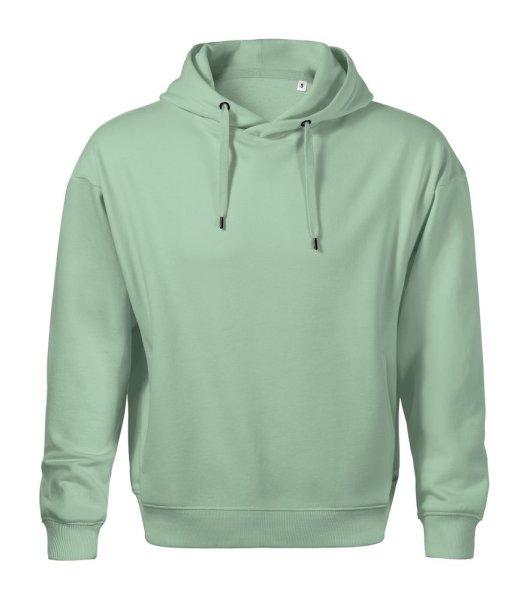 MALFINI Férfi kapucnis pulóver Moon - Zsályaszín | 3XL