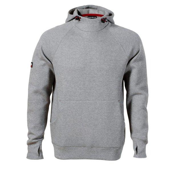 MALFINI Férfi kapucnis pulóver Vertex - Sötétszürke melírozott | 2XL