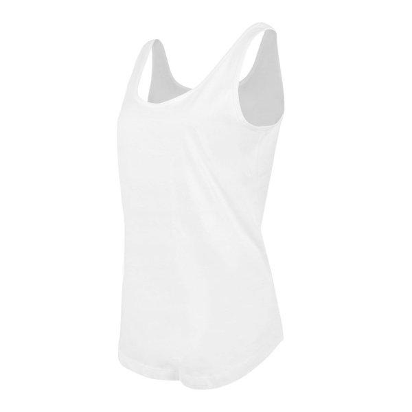 Mantis Lezser szabású női pamut trikó - Fehér | 2XL