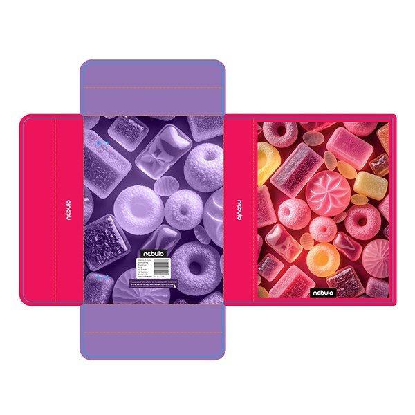 Füzetbox NEBULO A/5 hullámkarton Candy