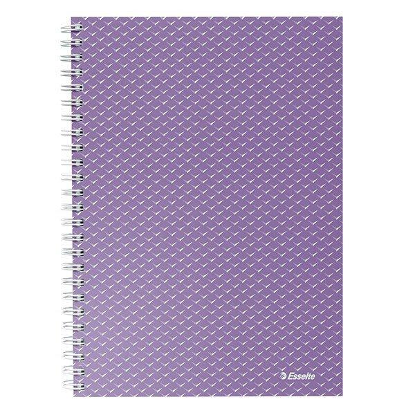 Spirálfüzet kockás ESSELTE A/5 80 lapos Colour Breeze levendula