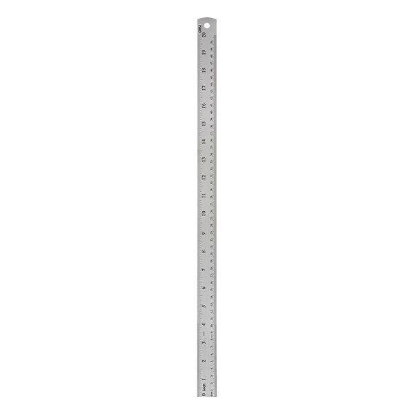 Vonalzó DELI fém 50 cm
