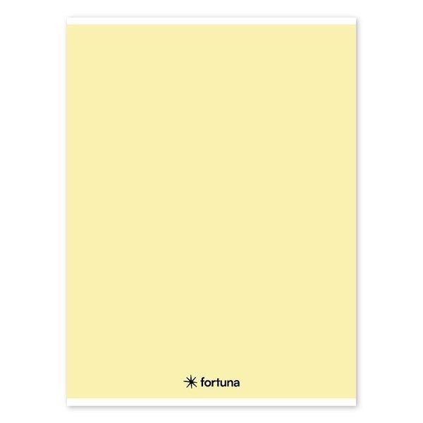 Füzet vonalas FORTUNA Monocolor A/4 32 lapos pasztell sárga