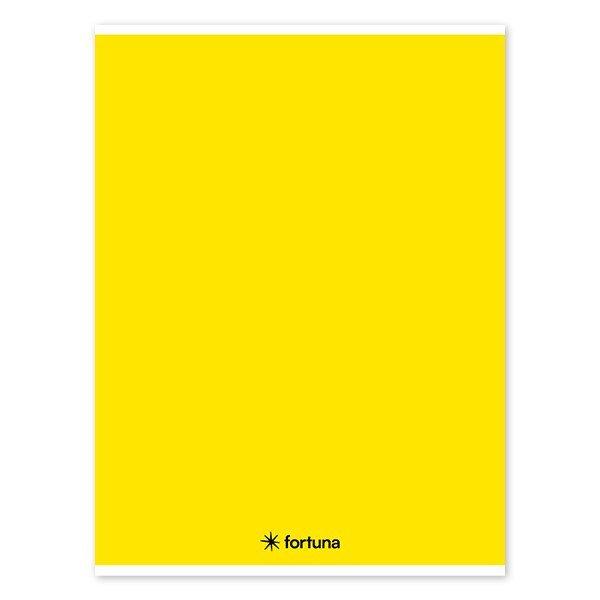 Füzet vonalas FORTUNA Monocolor A/4 32 lapos sárga