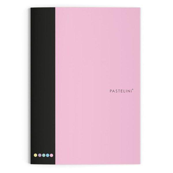 Füzet vonalas PASTELINI 444 A/4 40 lapos extra kapcsos pink