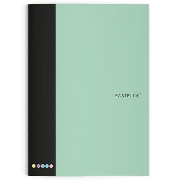 Füzet vonalas PASTELINI 444 A/4 40 lapos extra kapcsos zöld