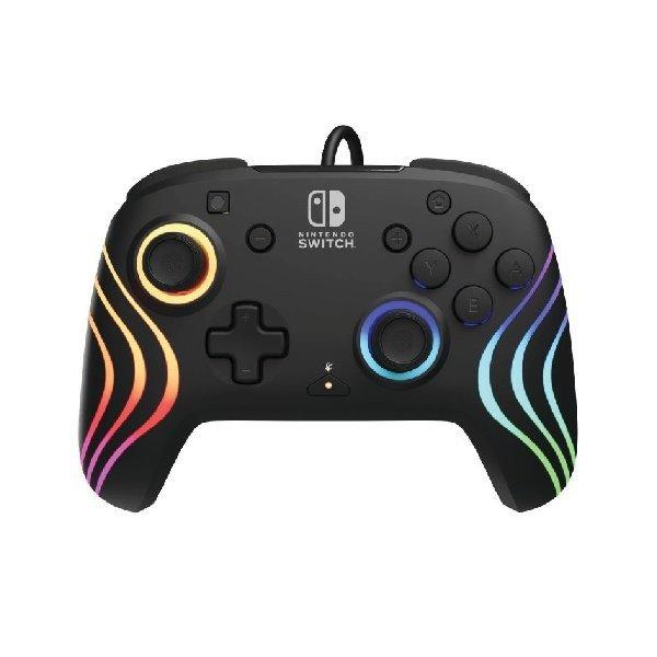 PDP Wired Controller Afterglow Wave for Nintendo Switch, black