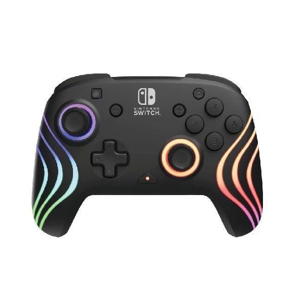 PDP Wireless Controller Afterglow Wave for Nintendo Switch, black