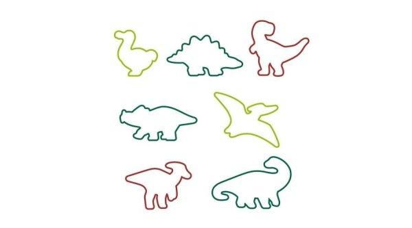 7 részes műanyag dinoszaurusz kiszúró készlet Tescoma Delícia Kids