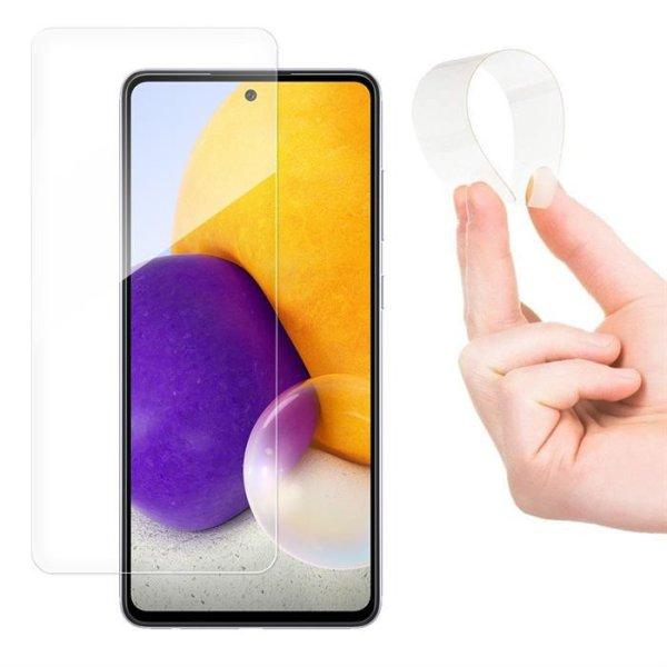 Wozinsky Nano Flexi Glass hybrid képernyővédő fólia edzett üveg tempered
glass Samsung Galaxy A72 4G üvegfólia