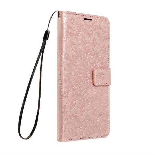 Forcell Mezzo flipes tok iPhone 13 mandala rose arany