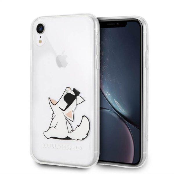 Apple iPhone XR KARL LAGERFELD KLHCI61CFNRC TPU Hátlap - Átlátszó