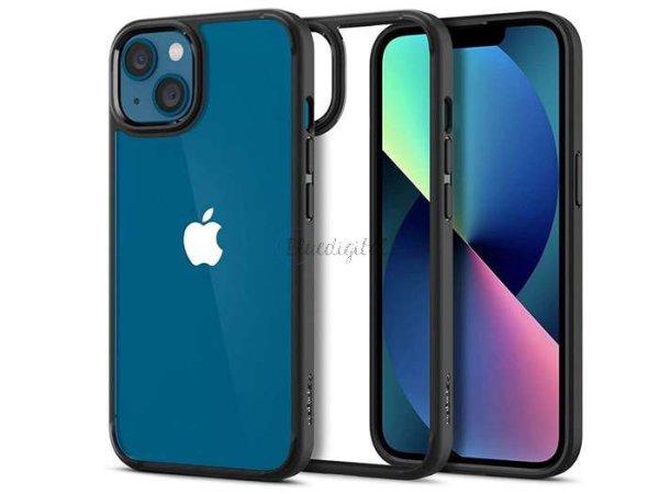 Apple iPhone 13 ütésálló hátlap - Spigen Ultra Hybrid - fekete/átlátszó