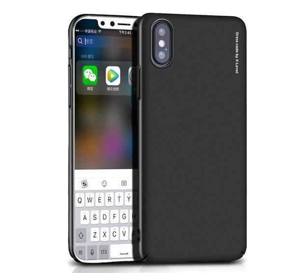X-LEVEL KNIGHT műanyag telefonvédő (ultravékony) FEKETE Apple iPhone XS Max
6.5